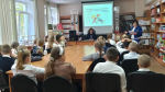 Литературно-игровая программа «Знания границ не знают». Запрудненская библиотека